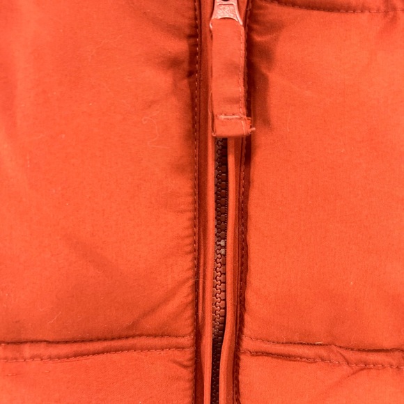 The American Outdoors puffer vest XL  burnt orange hiking zip up fleece - Picture 5 of 8